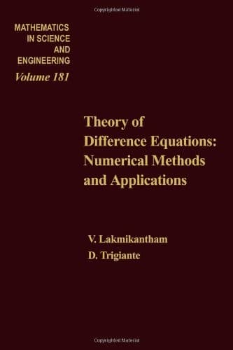 Cover image for Theory of difference equations