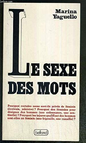 Cover image for Le sexe des mots