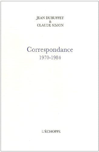 Cover image for Correspondance, 1970-1984