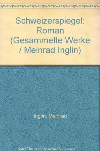 Cover image for Schweizerspiegel