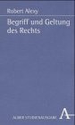 Cover image for Begriff und Geltung des Rechts