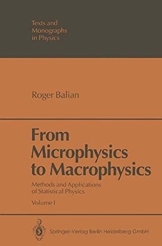 Cover image for From microphysics to macrophysics
