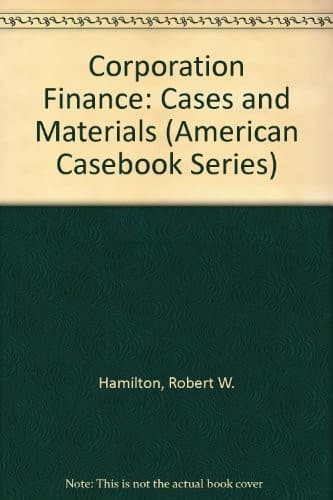 Cover image for Corporation finance