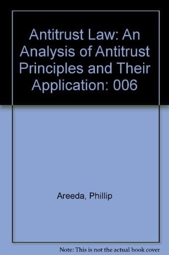 Cover image for Antitrust law
