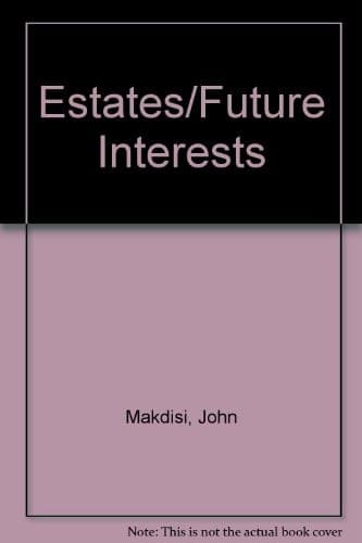 Cover image for Estates in land and future interests