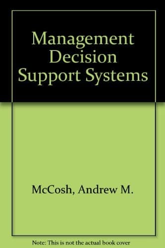 Cover image for Management decision support systems