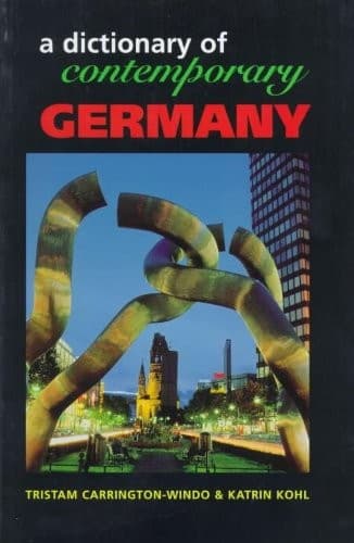 Cover image for A dictionary of contemporary Germany