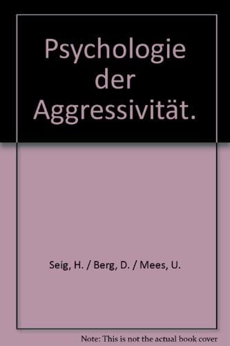 Cover image for Psychologie der Aggressivität