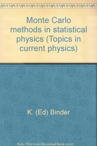 Cover image for Monte Carlo methods in statistical physics