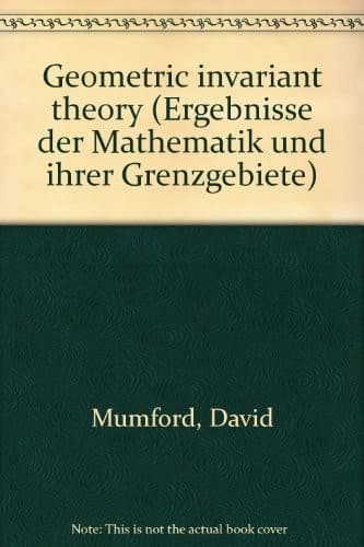 Cover image for Geometric invariant theory