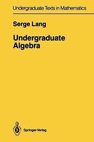 Cover image for Undergraduate algebra