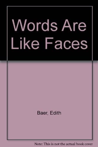 Cover image for Words are like faces