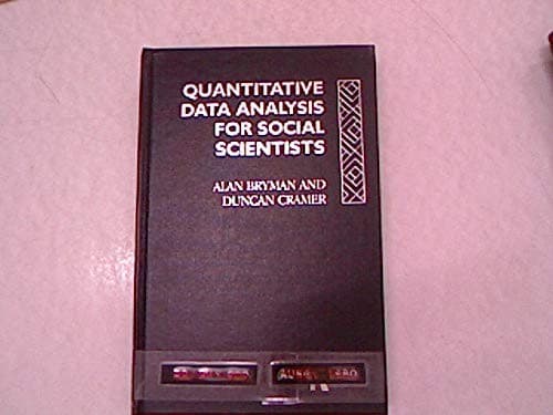 Cover image for Quantitative data analysis for social scientists