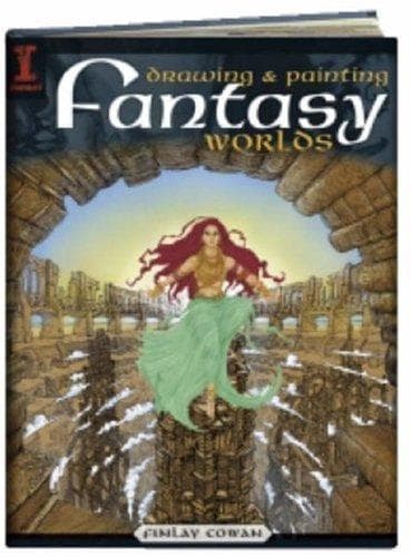 Cover image for Drawing & Painting Fantasy Worlds