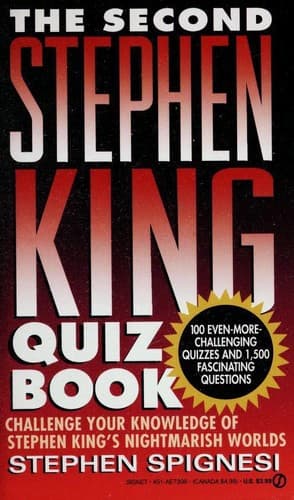 Cover image for The Second Stephen King Quiz Book