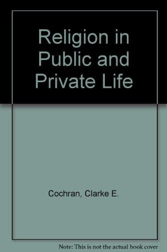 Cover image for Religion in public and private life