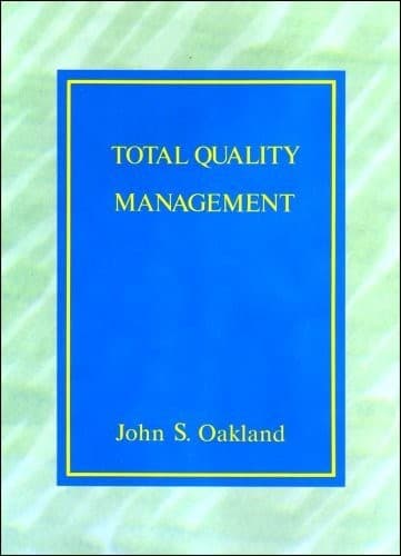 Cover image for Total quality management