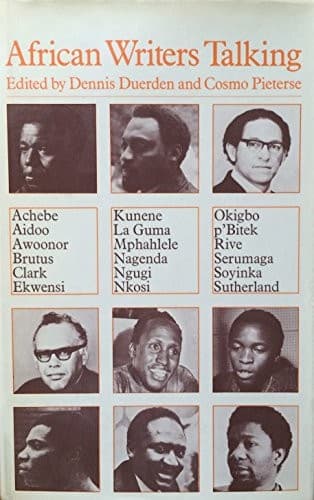 Cover image for African writers talking