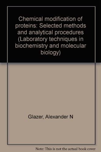 Cover image for Chemical modification of proteins