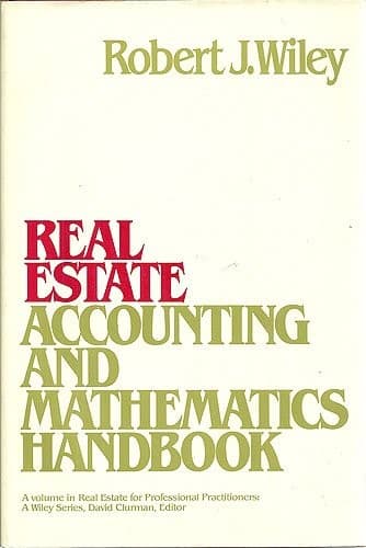 Cover image for Real estate accounting and mathematics handbook