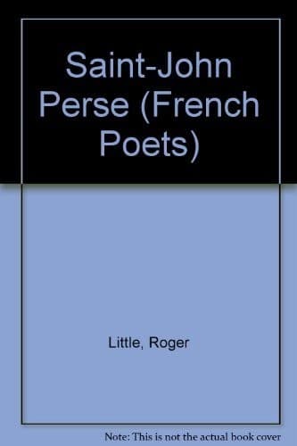 Cover image for Saint-John Perse.