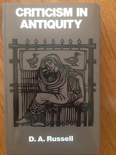 Cover image for Criticism in antiquity