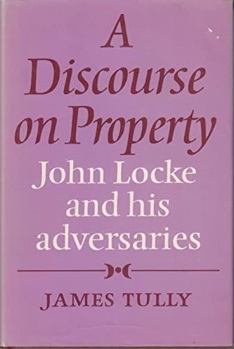 Cover image for A discourse on property