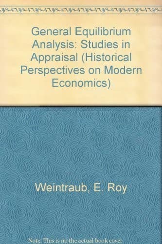Cover image for General equilibrium analysis