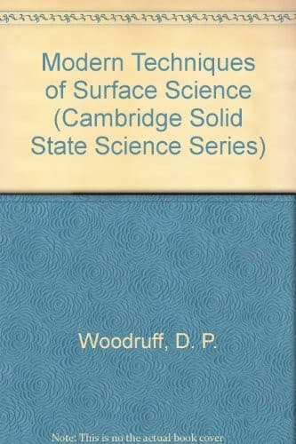 Cover image for Modern techniques of surface science