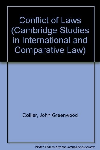 Cover image for Conflict of laws.