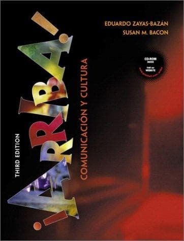 Cover image for ¡Arriba! Comunicación y cultura with CD-ROM, Third Edition