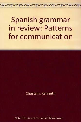 Cover image for Spanish grammar in review