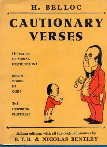 Cover image for Cautionary verses
