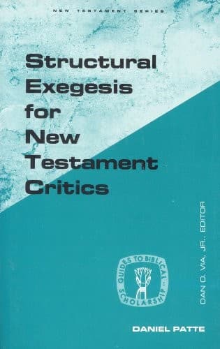 Cover image for Structural exegesis for New Testament critics