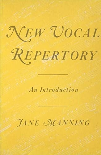 Cover image for New vocal repertory