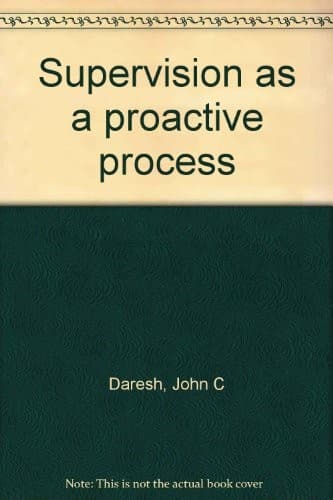 Cover image for Supervision as a proactive process