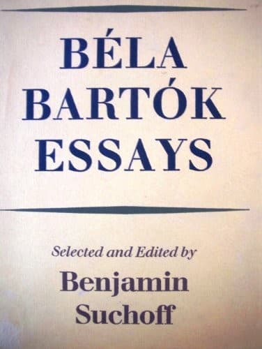 Cover image for Béla Bartók essays