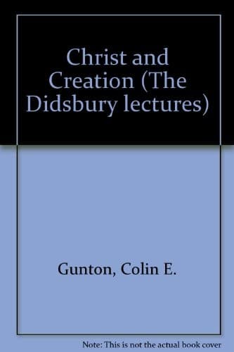 Cover image for Christ and creation
