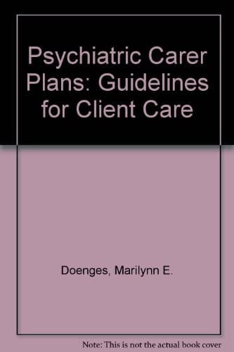 Cover image for Psychiatric care plans