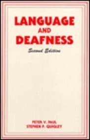 Cover image for Language and deafness