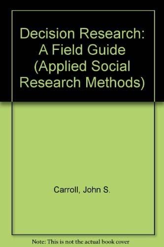 Cover image for Decision research
