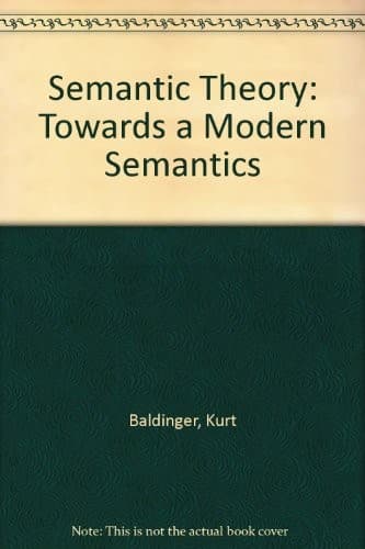 Cover image for Semantic theory