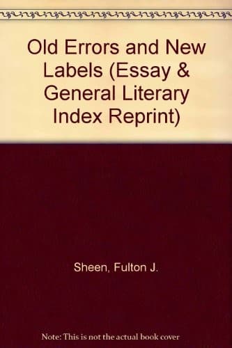 Cover image for Old errors and new labels