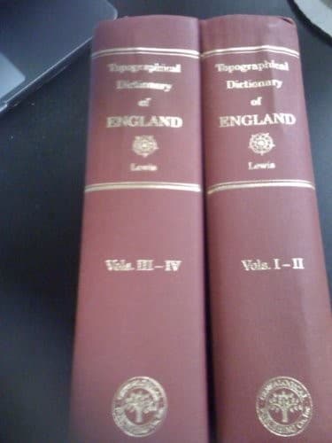 Cover image for A topographical dictionary of England