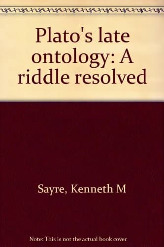 Cover image for Plato's late ontology