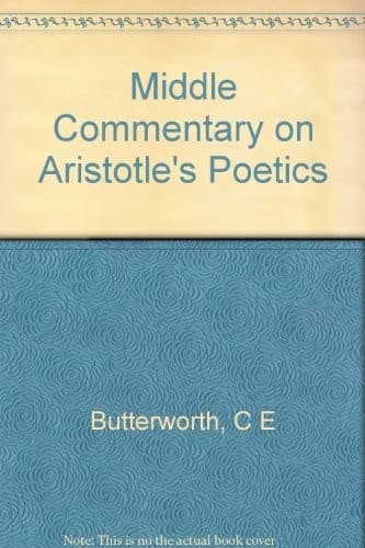 Cover image for Averroes' Middle commentary on Aristotle's Poetics