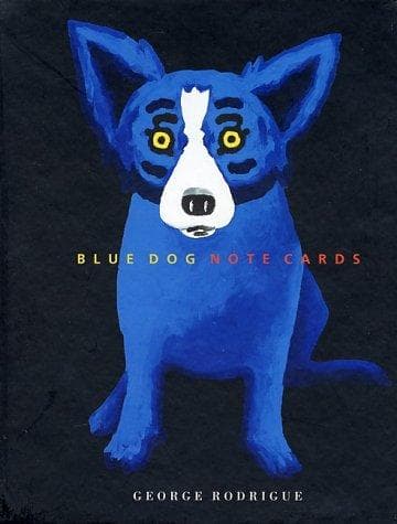 Cover image for Blue Dog - Note Cards