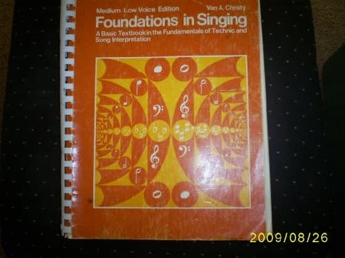 Cover image for Foundations in singing