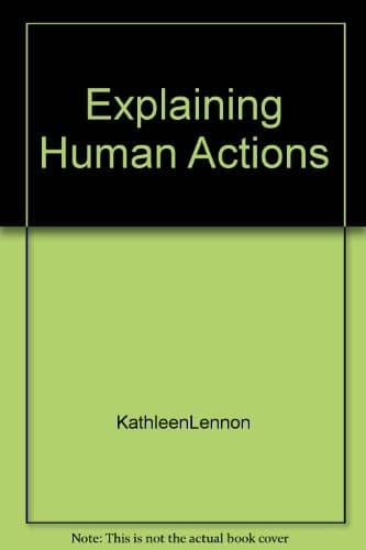 Cover image for Explaining human action