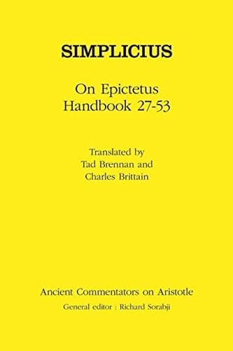 Cover image for On Epictetus Handbook 27-53